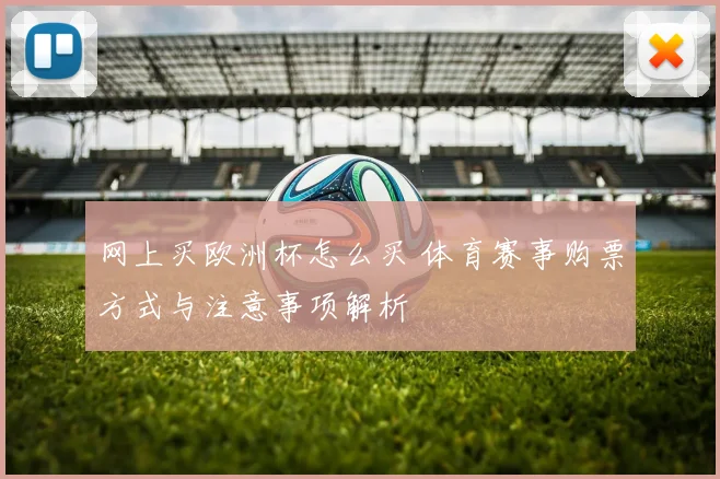 网上买欧洲杯怎么买 体育赛事购票方式与注意事项解析
